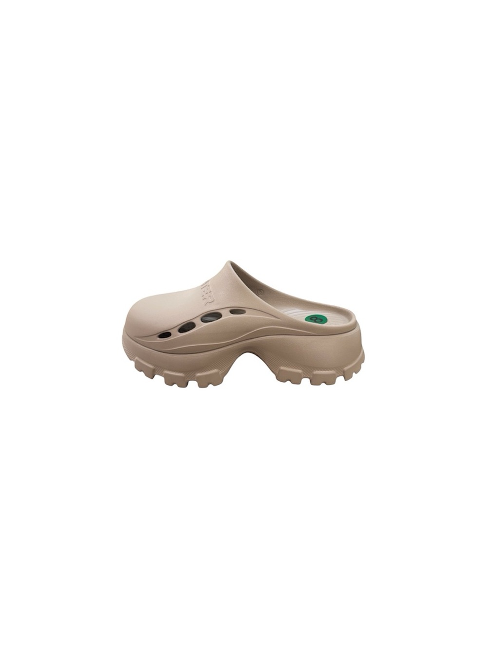 Hunter Women Bryce, Light Natural, 8 US- Medium Beige Slip-On Platform Clog